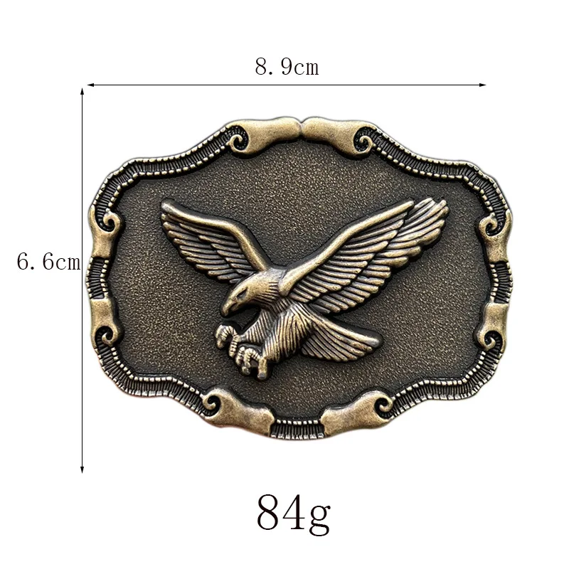 Zinc alloy Flying Eagle belt buckle Western cowboy