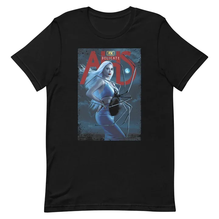 2026 American Horror Story Stacked Logo Women's Comfortable Soft Retro Short Sleeve T-shirt Suitable for Fan Gifts