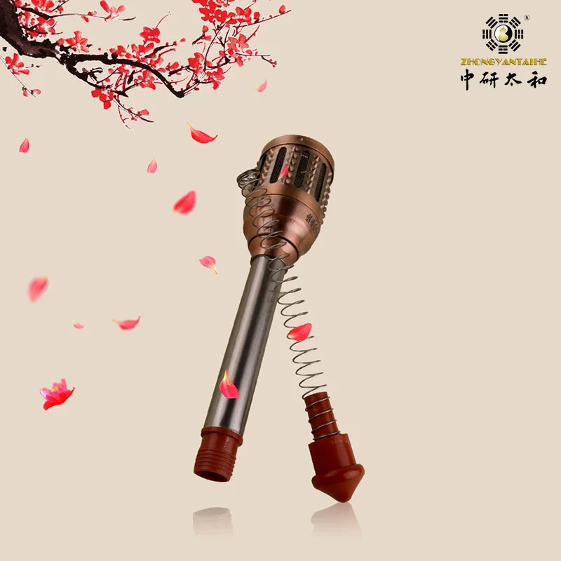 Pure Copper Tai Chi Moxibustion Stick Warm Moxibustion Equipment 3 - 5 Years Pure Moxa Qi Moxa Stick Smokeless Moxa Tie-in Sales
