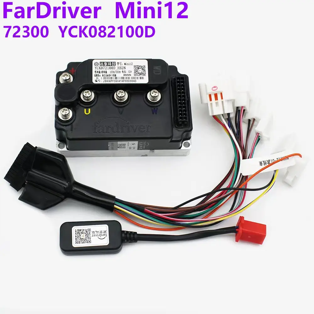 FarDriver Mini12 72300 YCK072100D 100ADC Sine Wave Electric Motorcycle Scooter Bluetooth Debugging, Programming, Motor Controlle