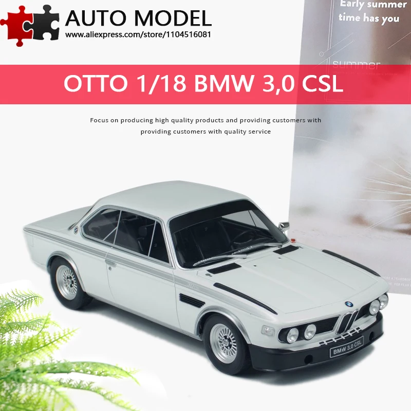

Модель автомобиля BMW 3.0 CLS E9 M Series Shark Head GT Sports Car Track Edition, имитация из смолы, лимитированная коллекция, Otto, масштаб 1:18, литая статическая модель, подарок для взрослых, игрушка для мальчиков