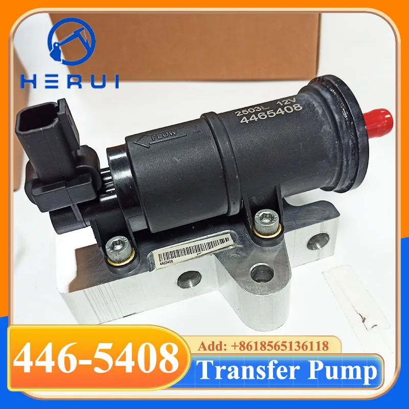 

12V/24V Excavator Fuel Pump 446-5408 4465408 446-5409 4465409 for E312D2 E320D2 312E 320 318E 320E C4.4 C6.6 C7.1 Transfer Pump