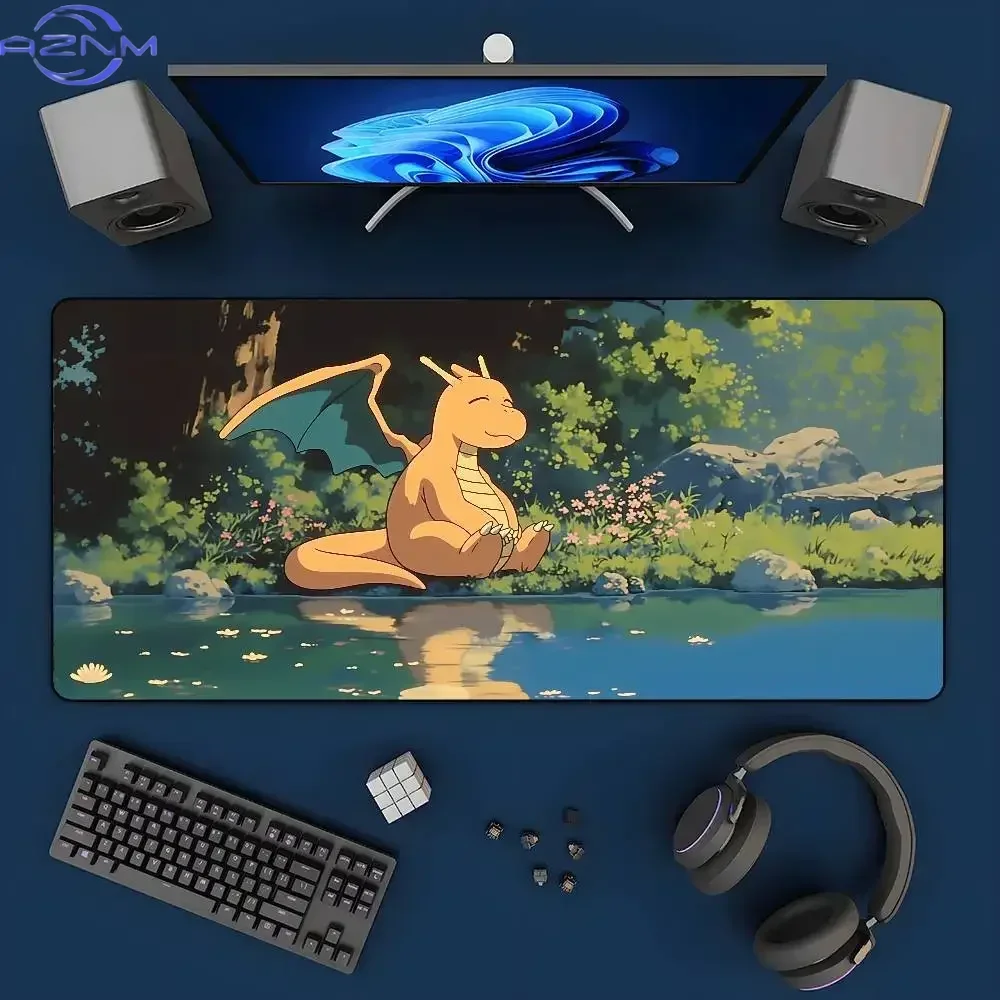 Pokemon Pikachu Gaming Mouse Pad XXL Rubber Keyboard Desk Mat With  Stitched Edge Design