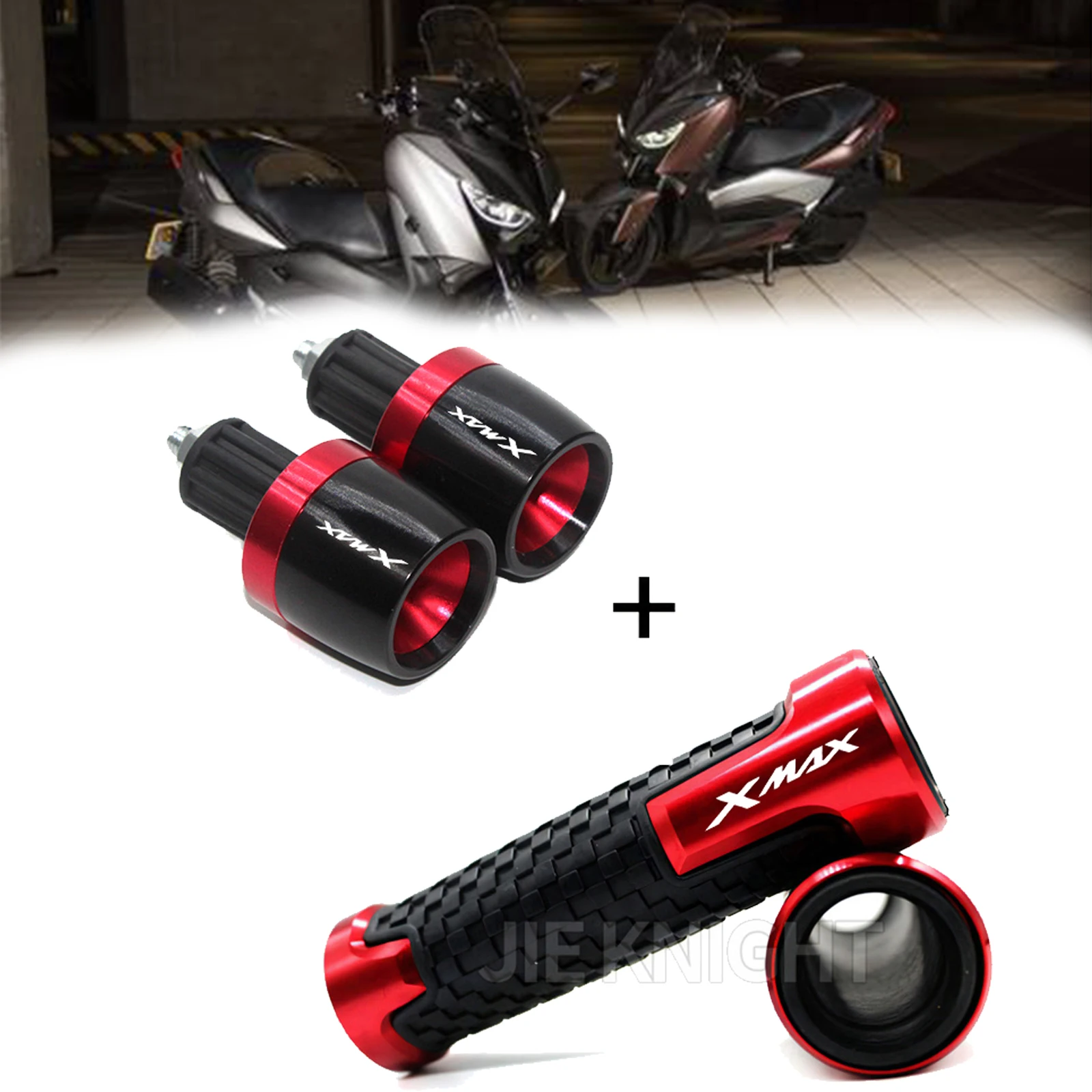 

For XMAX300 XMAX400 XMAX X-MAX XMAX 125 XMAX250 XMAX 300 400 Motorcycle Handlebar Hand Grips Handle Bar End Cap