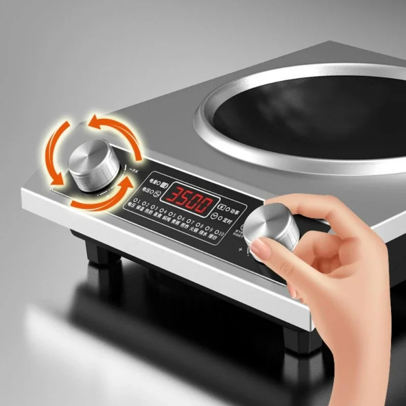 220V Induction Cooker Household High Power 3500W Concave Induction Cooker Hob Cooktop Induction Cooker