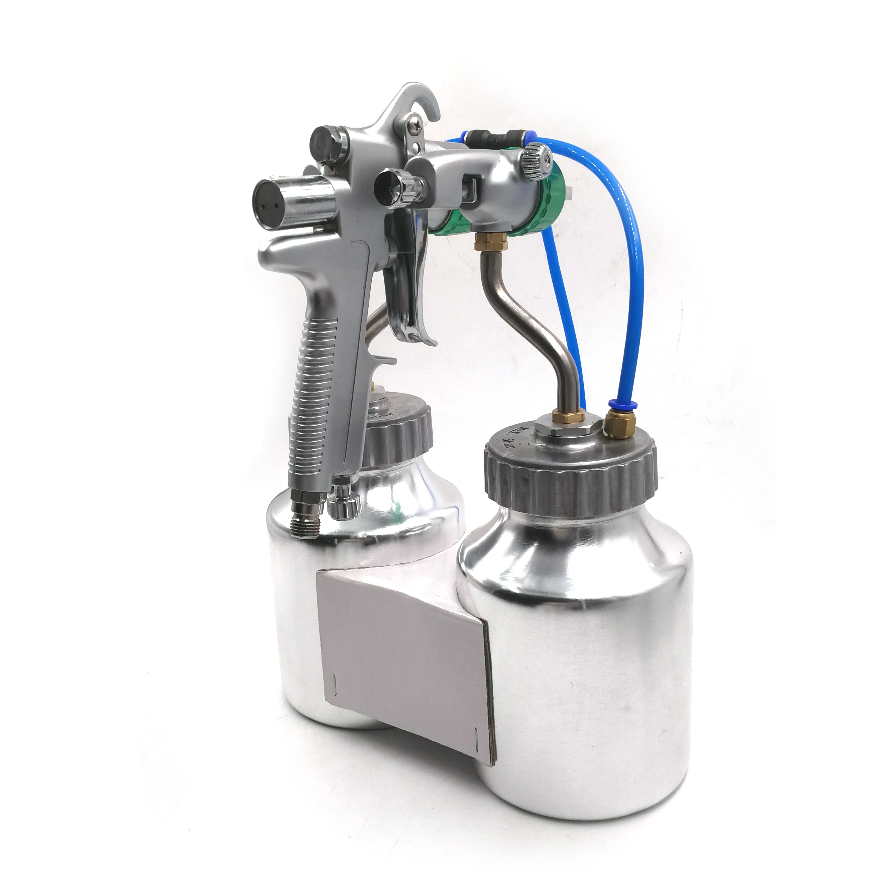 1.3mm Double-ended Spray Gun, Nanotechnology with 1000ml Solution tank Two-component Spray Gun