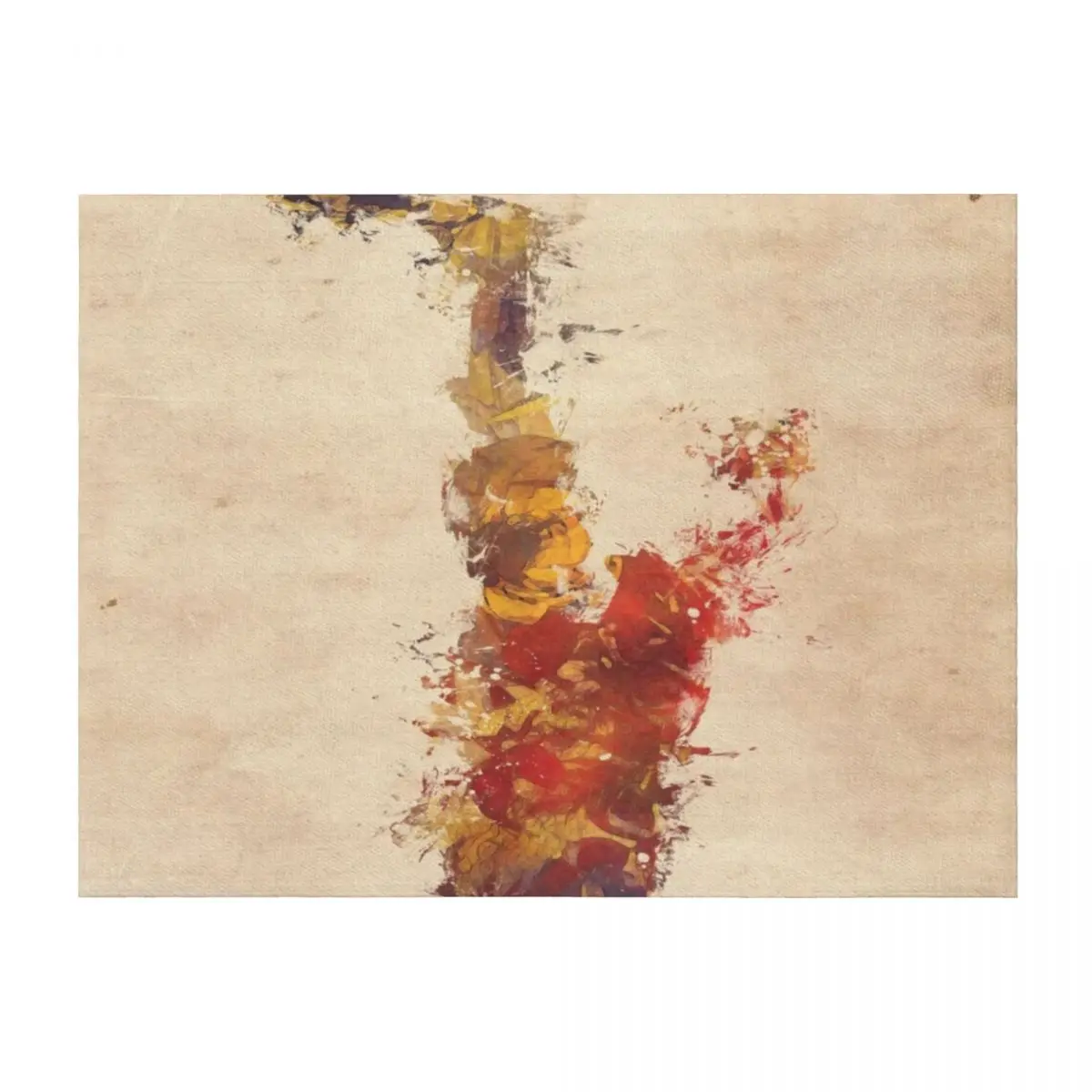 

saxophone art Throw Blanket Flannel For Decorative Sofa Blankets For Sofas Summer Blankets