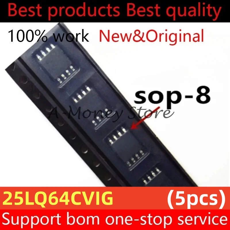 

(5pcs)GD25LQ64CVIG 25LQ64CVIG sop-8