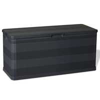 VidaXL garden box Black 117 x 45 x 56 cm