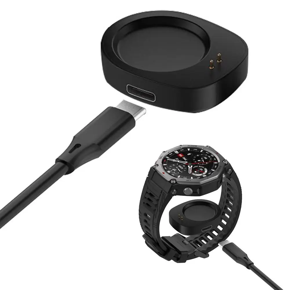 1m Snelle Usb-oplaadkabel Voor Huami Amazfit Balance2 A2286 Smart Wacth Accessoires Oplader Adapter Cord Power Dock D4P9