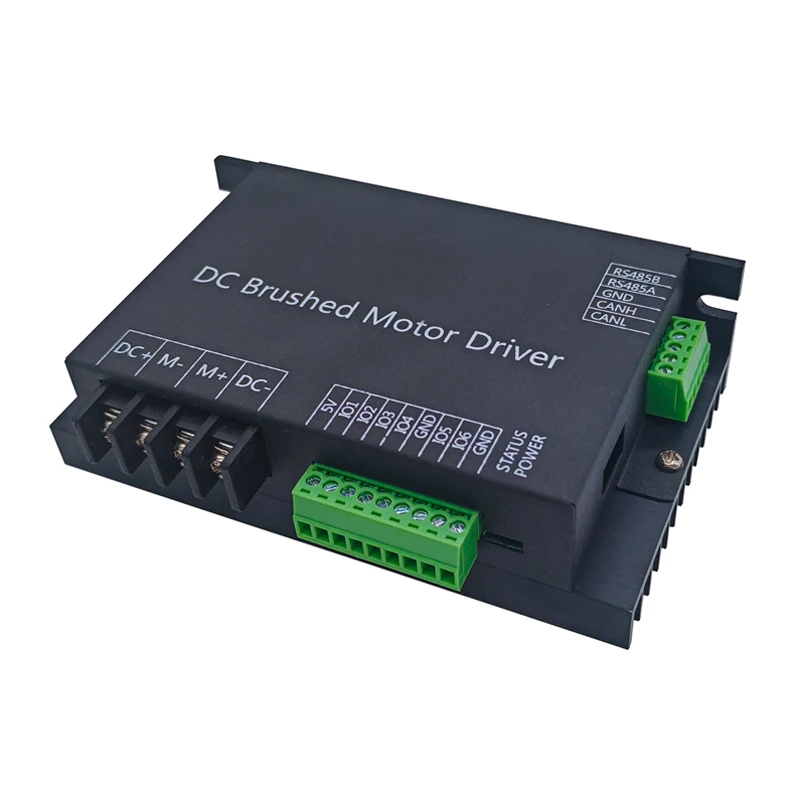 1PCS 12-48V DC Brushed Motor Speed Controller 30A Peak Supports MODBUS CAN Forward Reverse Control for 24V300W 48V600W Motors