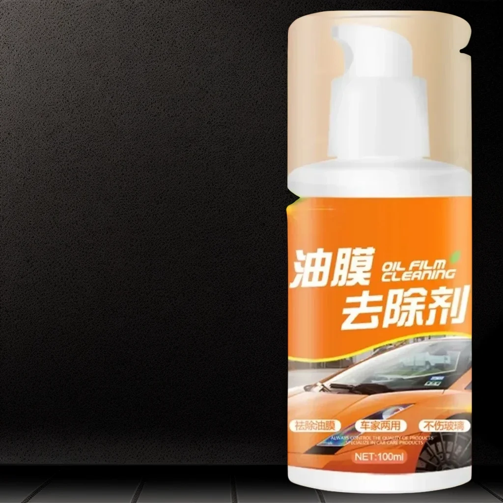 

100 мл средство для удаления масляной пленки на лобовом стекле — противотуманное покрытие для автомобильных и мотоциклетных стекол, простое нанесение (бытовые и автомобильные)