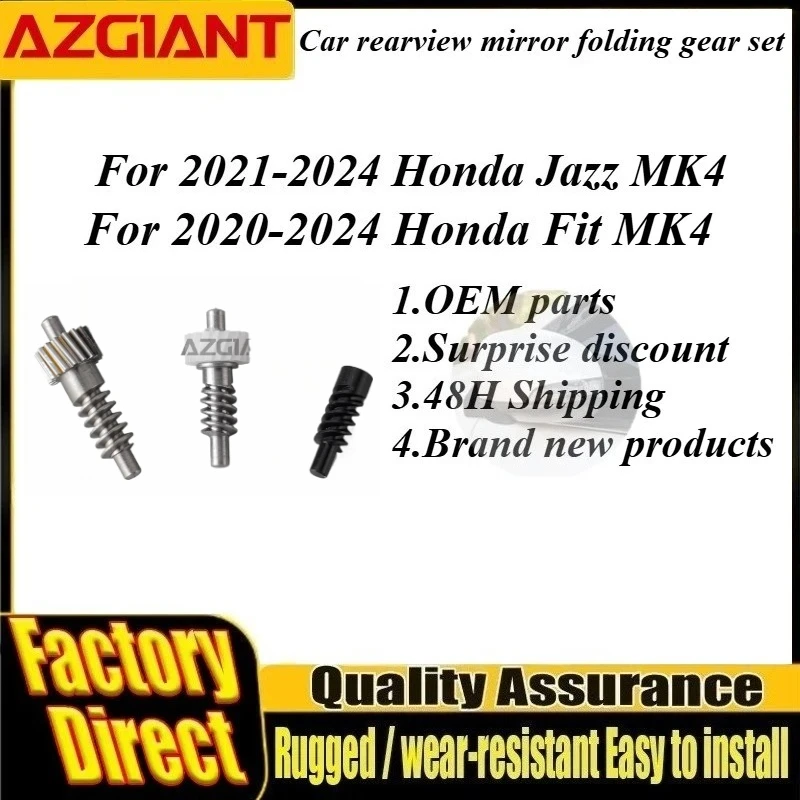 

Azigant Car Outdoor car Power folding rearview mirror Gears 17T For 2021-2024 Honda Jazz MK4 New electric car conversion kit
