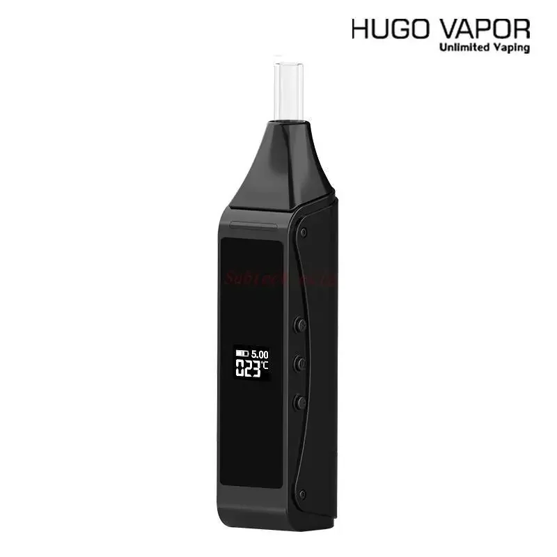 Hugo Vapor Anix Edge V2 مجموعة مبخر الأعشاب الجافة 2200 مللي أمبير في الساعة مع غرفة تسخين كوارتز شاشة OLED زجاجية لقطعة الفم قلم Vape العشبي