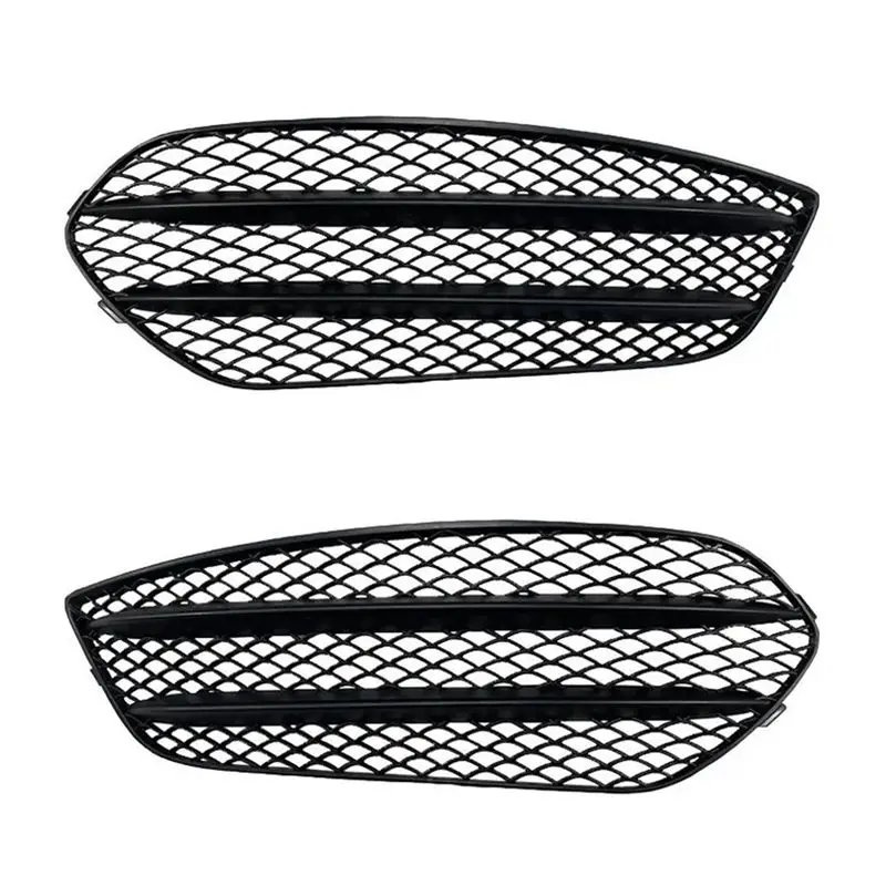 ABTJ-Fog Light Cover Grille Front Bumper For Mercedes Benz CLA Class C117 CLA200 250 CLA45 AMG 2013-2015 Grill Grid Kit