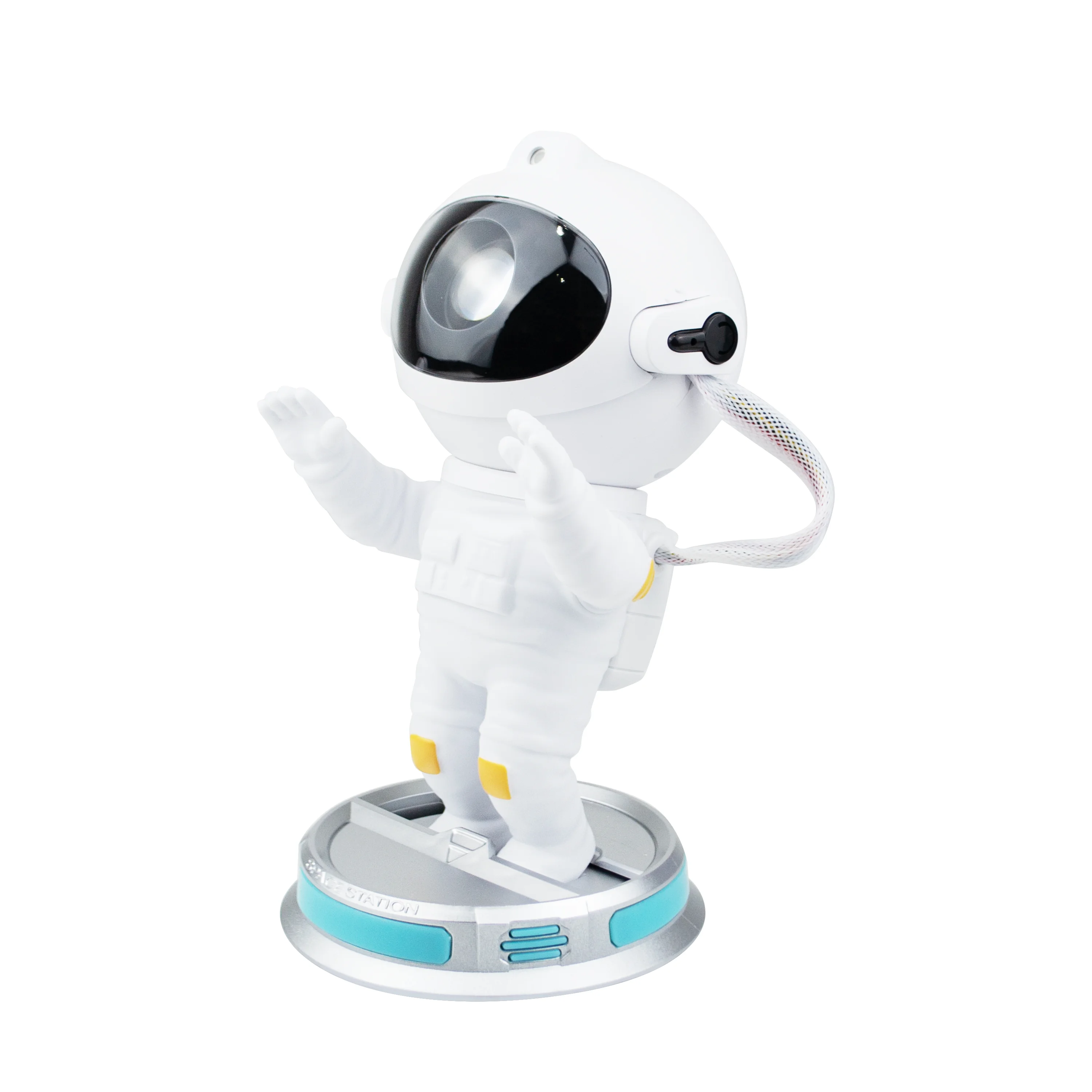 Astronauta Starry Sky Lights, Creative Night Light, cheio de estrelas, Astronautas Projection Lamp Gift, Lâmpadas ambiente, Spaceman, Novo