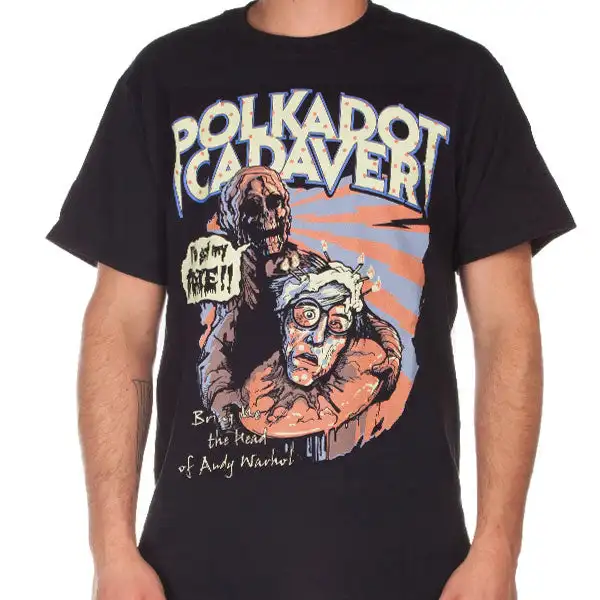 Nueva camiseta de algodón con estampado de la banda Polkadot Cadaver, de manga corta, para hombre y mujer, ideal para el verano, de una marca de moda, de estilo casual y lujoso, con un toque vintage.
