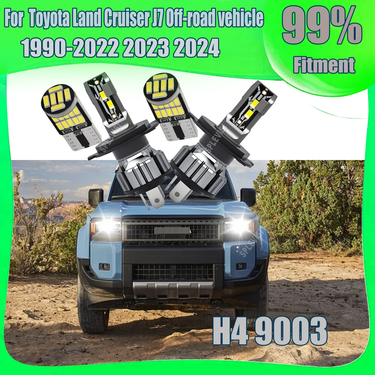 

High-Performance Car Headlight LED Auto Headlamp For Toyota Land Cruiser J7 Off-road vehicle 1990 1991 1992 1993 1994 1995-2024