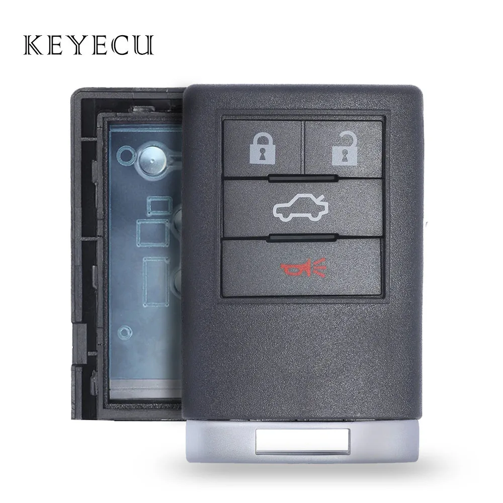 

Remote Key Fob Shell Case Cover Housing Replacement OUC6000066 5923878 22889450 for Cadillac CTS DTS STS 2008 2009 2010 2011