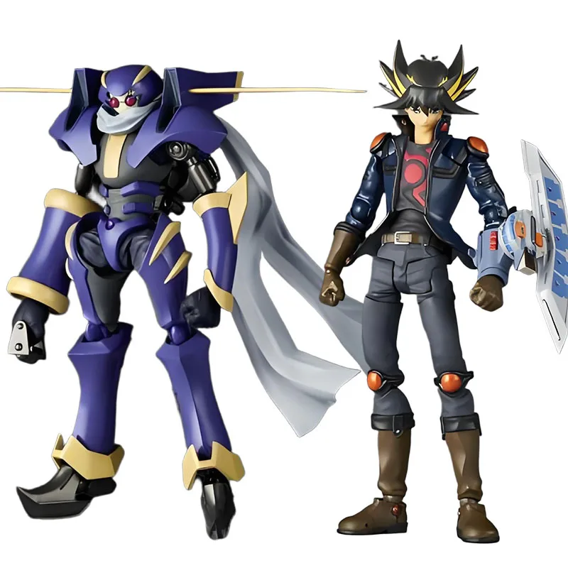 KAIYODO Original REVOLTECH JUNK WARRIOR&Yusei Fudo 200mm&165mm