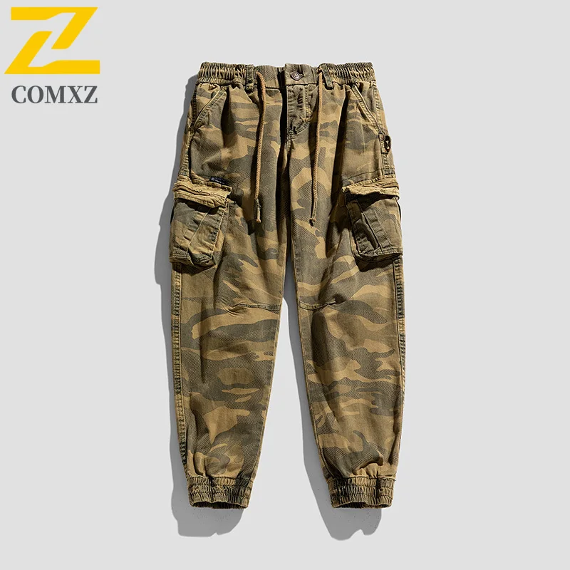 Trendy Cargo Pants 2025 New Autumn Relaxed Fit Outdoor Casual Trousers Apparel Minimalist Versatile Sporty Wear Resistant Pants