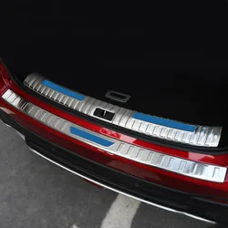 Trunk Bumper for MG HS 2018 2019 2020 Car Accessories Stainless Rear Fender Protector Sill Cover Sticker Decoration