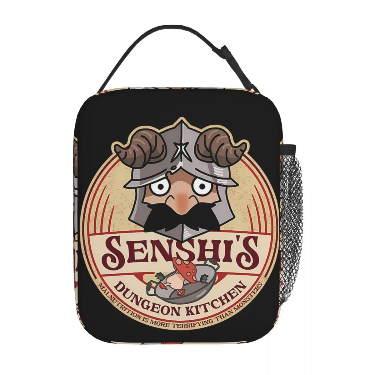 Delicious In Dungeon Senshi Cooking Anime Insulated Lunch Bag for Women Children Portable Food Boxes Thermal Lunch Box Tote