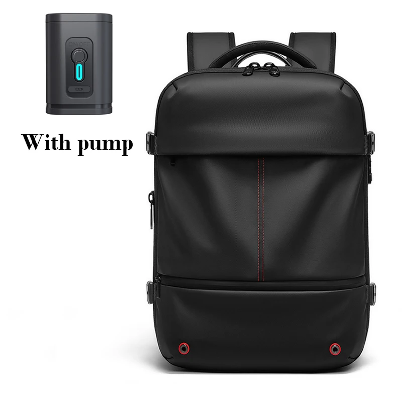 Casual reisrugzak 16-inch vacuümcompressie Laptoprugzak USB-opladen schoolrugzak Uitgebreide wandel-zakelijke rugzak
