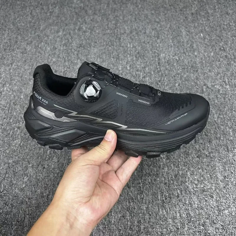 

Classic Brand Trail Running Shoes Men Designer Outdoor Sports Shoe Comfortable Walking Sneakers Mens Quick Lacing Training Shoe