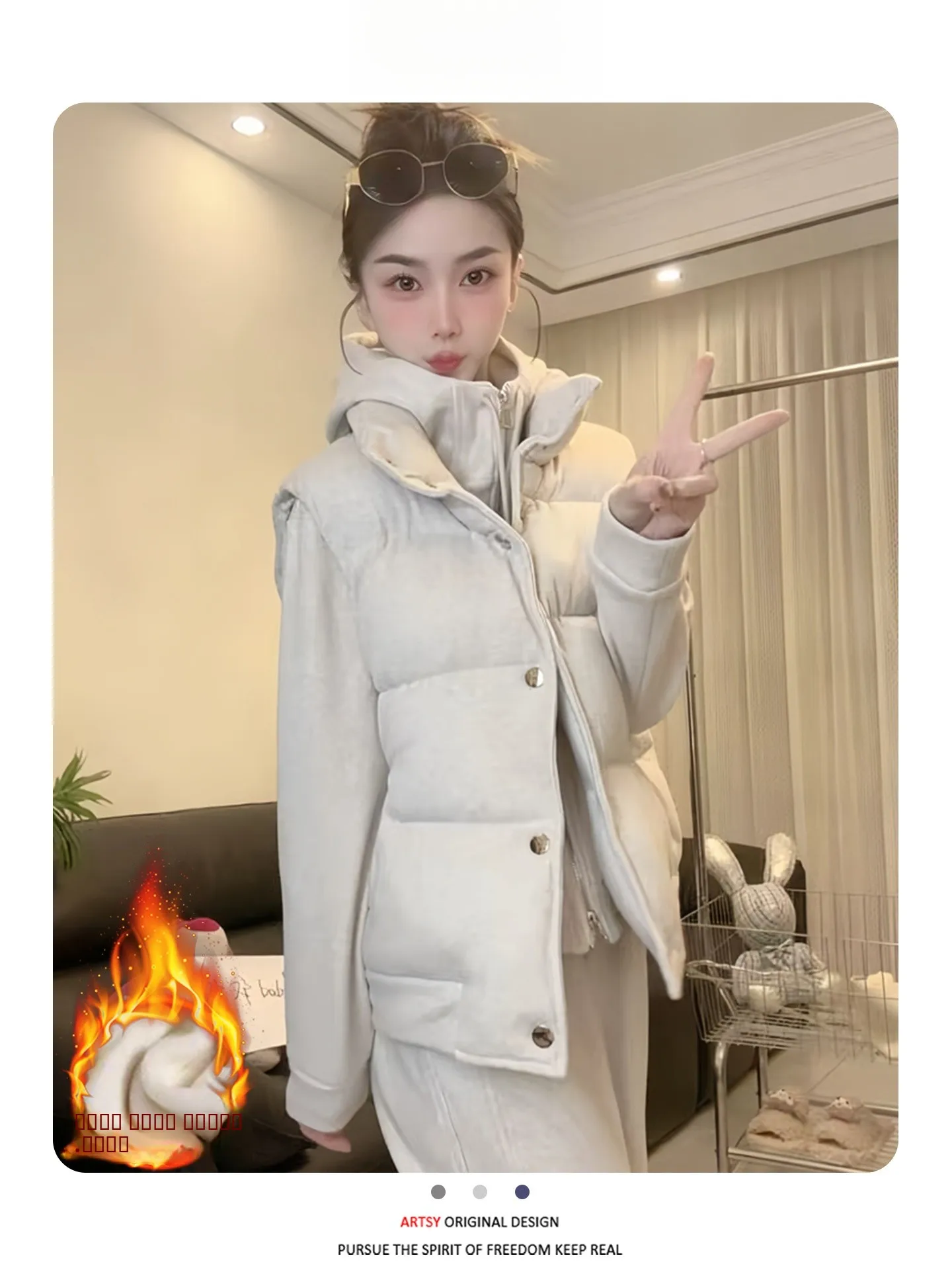 

Модный комплект из свитшота, широких брюк и жилета для женщин, свободный крой, зимний наряд в европейском стиле