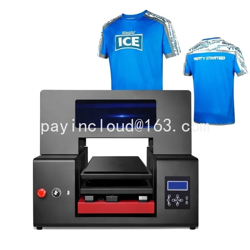 Refinecolor Double Printhead XP600 High Quality Direct Fabric Tshirt 3D Printer Price Digital T-shirt Printing Machine