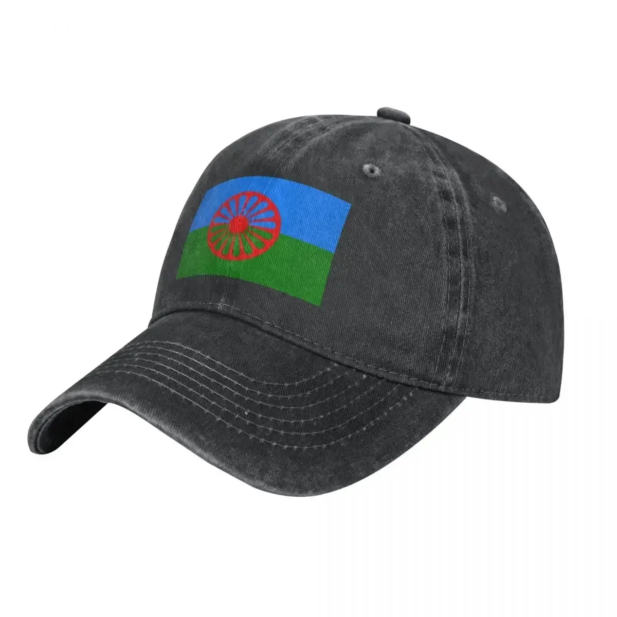 New Gypsy Romani Peoples Baseball Cap Flag Desgin Fashion Unisex Men Washed Hip Hop Hats Sun-Proof  Sport Snapback Cap Present
