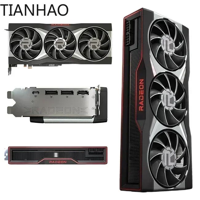 بطاقة رسومات الألعاب AMD Radeon RX 6700xt RX 5700 XT بسعر خاص لعام 2025 بسعة 16 جيجابايت GDDR6 RX 6800 XT 6700xt لسطح المكتب vga