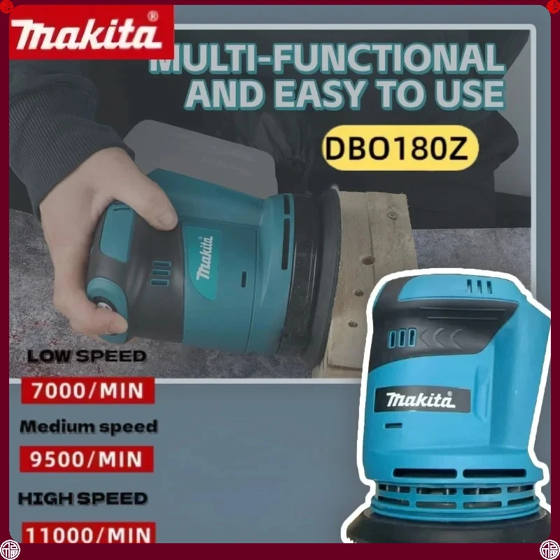 

DBO180Z Makita Cordless Rechargeable Disc Brushless Random Orbital Sander Woodworking Sanding Putty Polishing Bare Tool