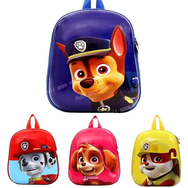 Paw Patrols Kawaii Backpack Kids Back To School Bags Cartoon Hard Shell Back Pack School Stationary Supplies for Little Kids