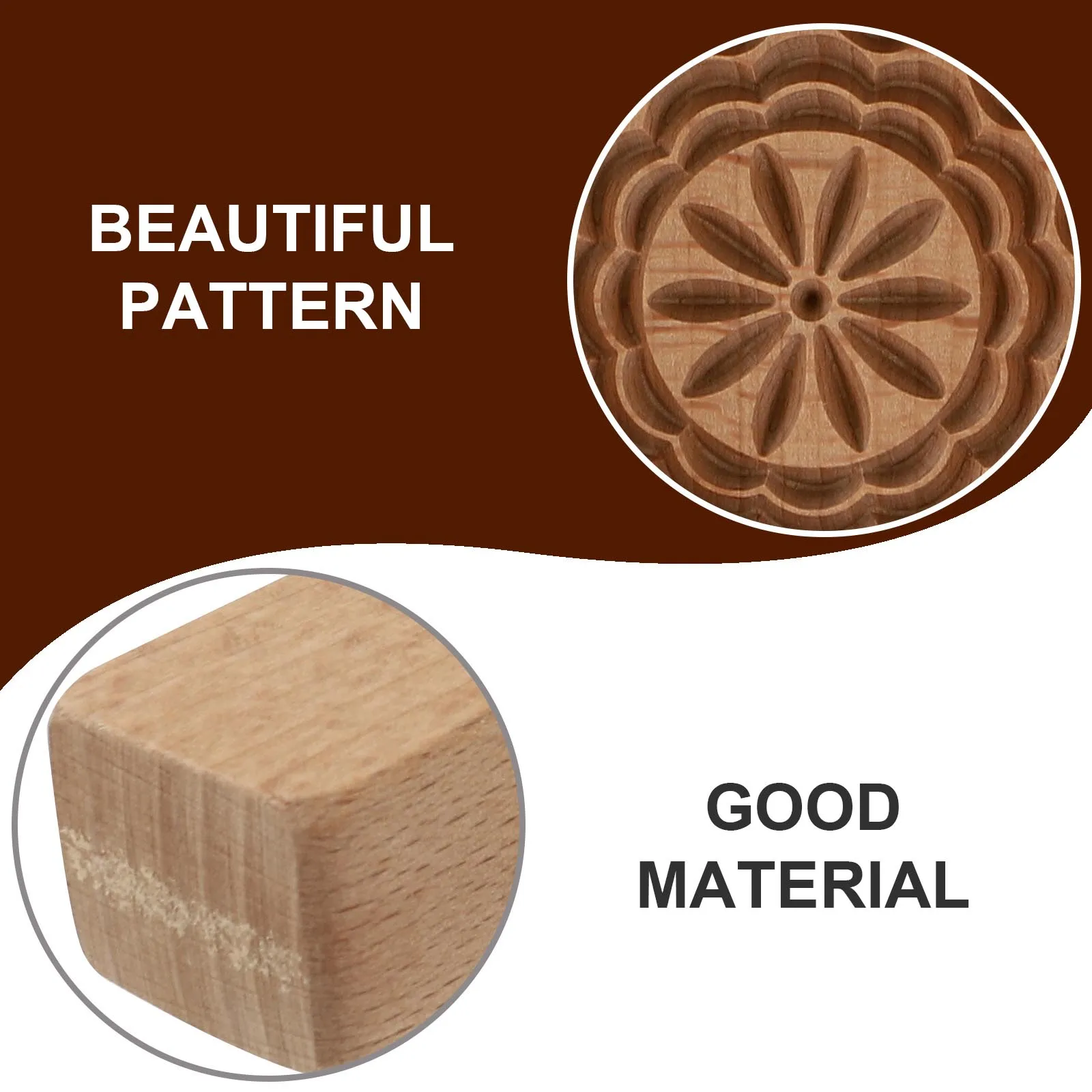 

1Pcs Wooden Moon Cake Mould Food Grade DIY Baking Mold Kitchen Pastries Mold Mooncake Making Tool Moon Cake Mould