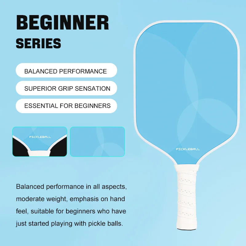 Atnew 16MM Honeycomb Core Glass Fiber Pickleball paddle, Beginner Training Racket