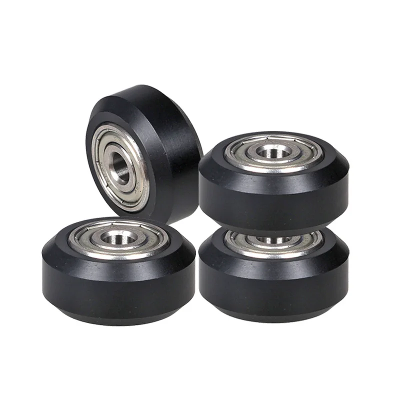 4Pcs for 3D Printer Accessories CR-10S Pulley Ender-3S Profile  D-Type Pulley 625 Flange Bearing Pulley
