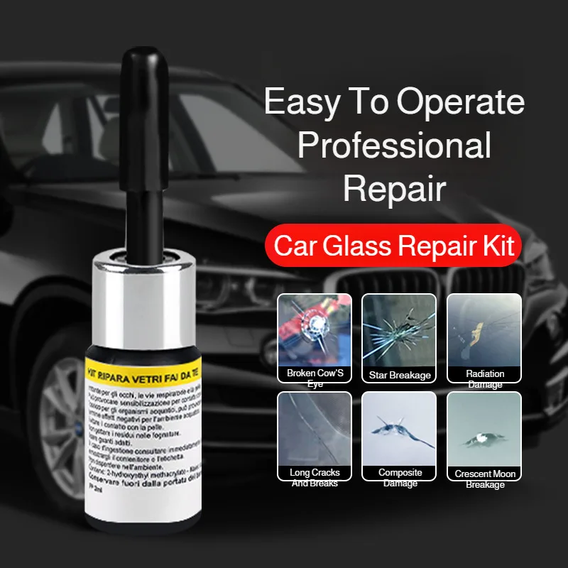 Car front windshield repair liquid seamless crack crack repair liquid car special scratch reducing agent glass repair liquid
