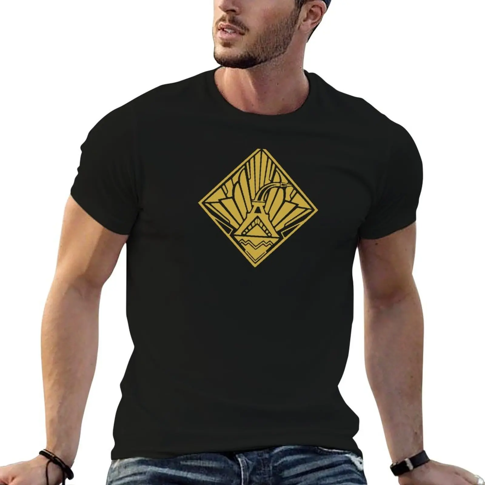 

Clair Obscur Expedition 33 (Light) Eiffel Tower Gold T-Shirt t shirts for man cotton t shirts for man slim fit T-Shirt