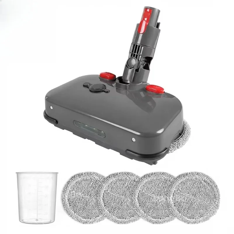 LED Electric Wet Dry Mop Head Fit  V7 V8 V10 V11 Vacuum Replacement Parts Mop Pad Water Cup