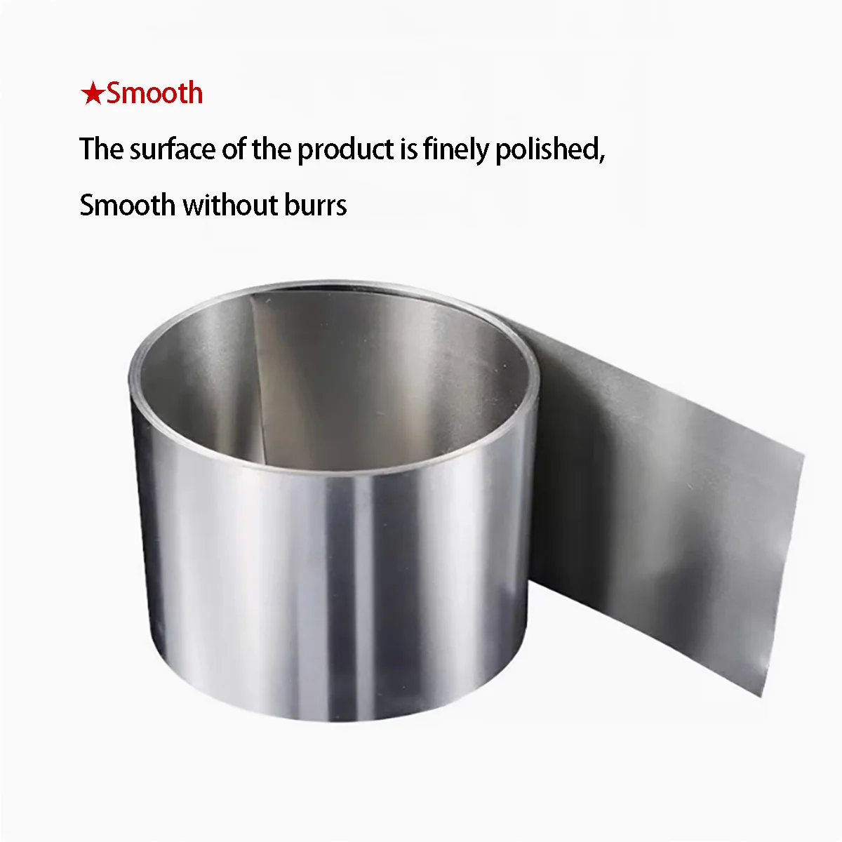 1Pcs 430 Magnetic Stainless Steel Strip Width 10-300mm Thin Iron Sheet Thickness=0.05/0.1/0.15/0.2/0.3/0.4/0.5mm Slicing