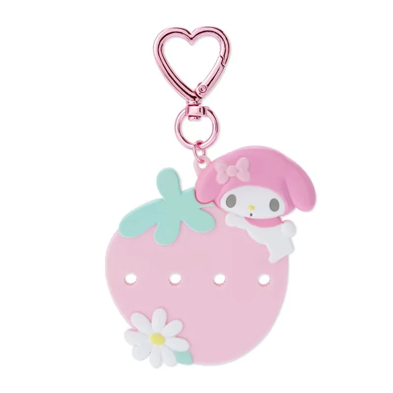 Sanrio Dessert Series Shape Keychain Pendant Charm Mymelody Kuromi Cinnamoroll Hangyodon Pochacco Cartoon Kawaii Anime Toy Gift