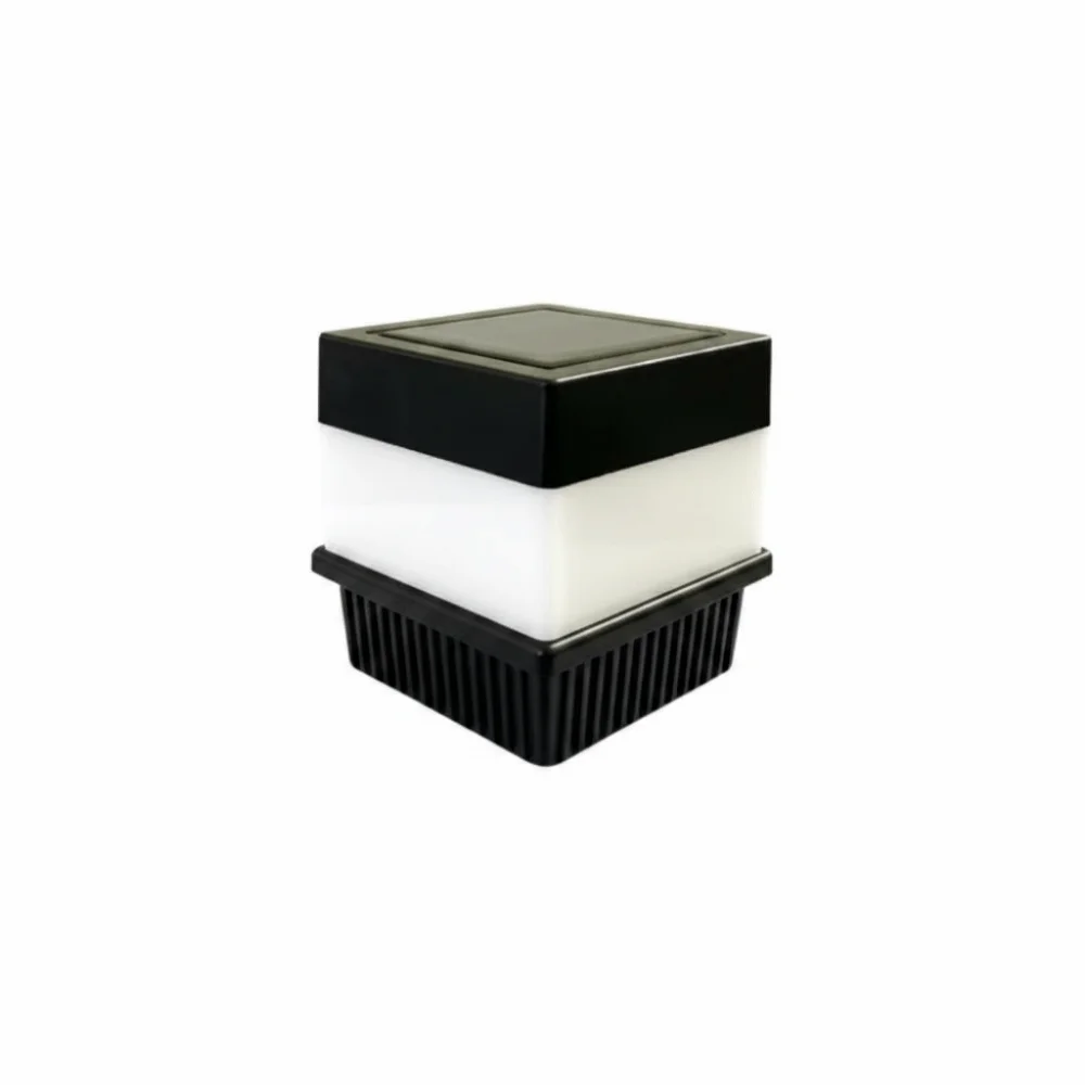 Decoration Waterproof Solar Fence Lights Bright LED Automatic Outdoor Post Light Square Lantern Solar Garden Lamp Garden