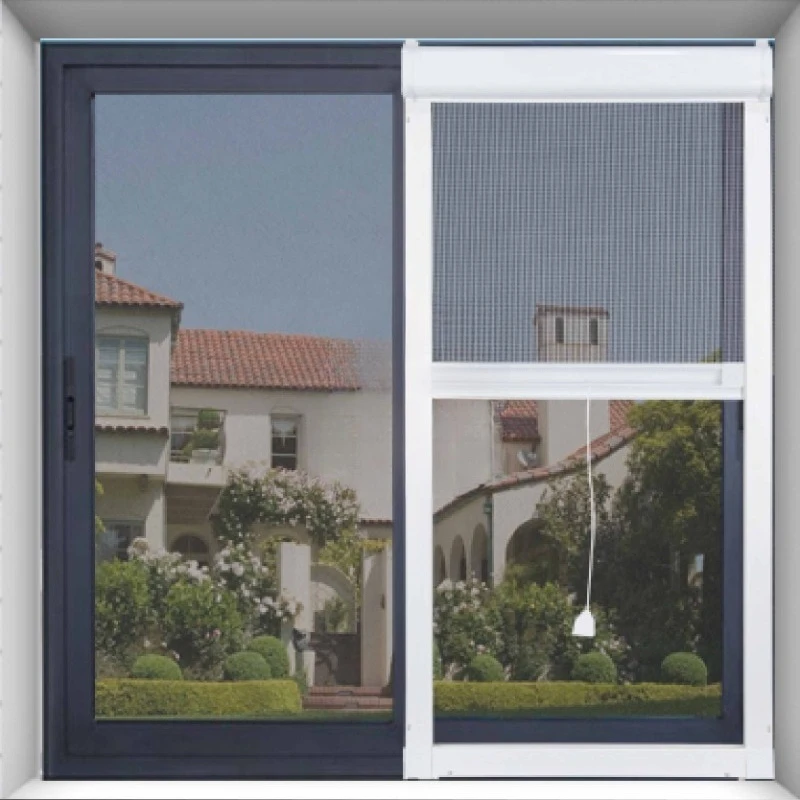 Sliding roller shutter aluminum window mosquito-proof net fly-proof net hot-selling hotel invisible window screen curtain