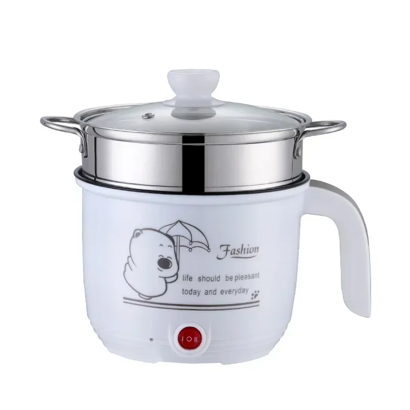 220V Mini Rice Cooker Electric Cooking Machine Single Double Layer Available Hot Pot Multi Electric Rice Cooker 1.8L