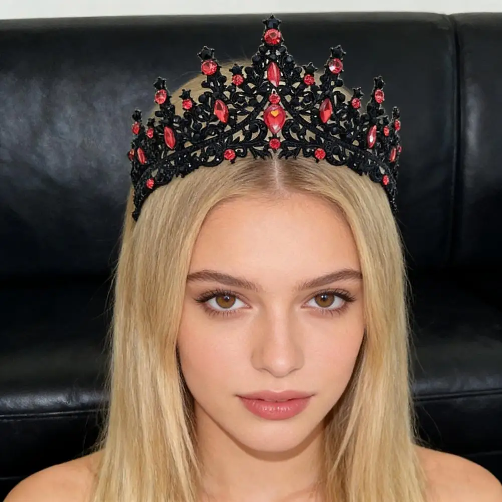 Sparkling Crown Rhinestone Crown Women’s Bridal Tiara with Sparkling Rhinestones Lightweight Princess Crown Hair for Brides