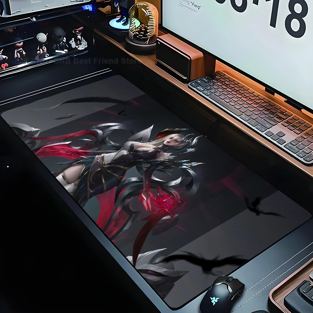 

Morgana League of Legends Mousepad Mouse Mat Desk Mat With Pad gaming accessories Prime Gaming XXL Keyboard Pad