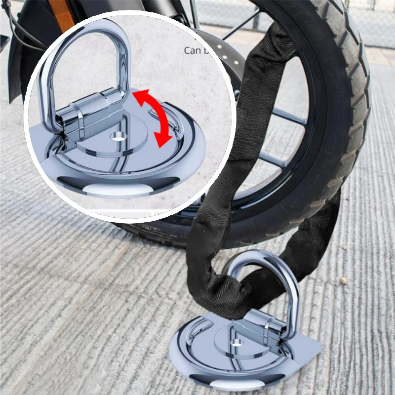 1set Heavy Duty Motorcycle Floor Wall Ground Anchor Motorbike Lock Kits Point Bike Scooter Security Motorbike Accessories