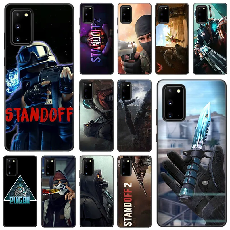 Hot Game STANDOFF-2 Silicone Phone Case For Samsung Galaxy S22 Pro S21 S20 FE Ultra S10 Lite S8 S9 S10E S10 Plus Black Cover